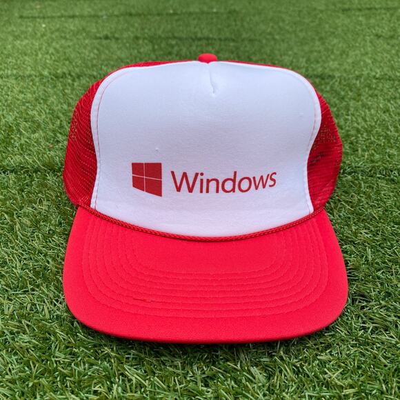Microsoft Windows Snapback Trucker Hat - Picture 1 of 4